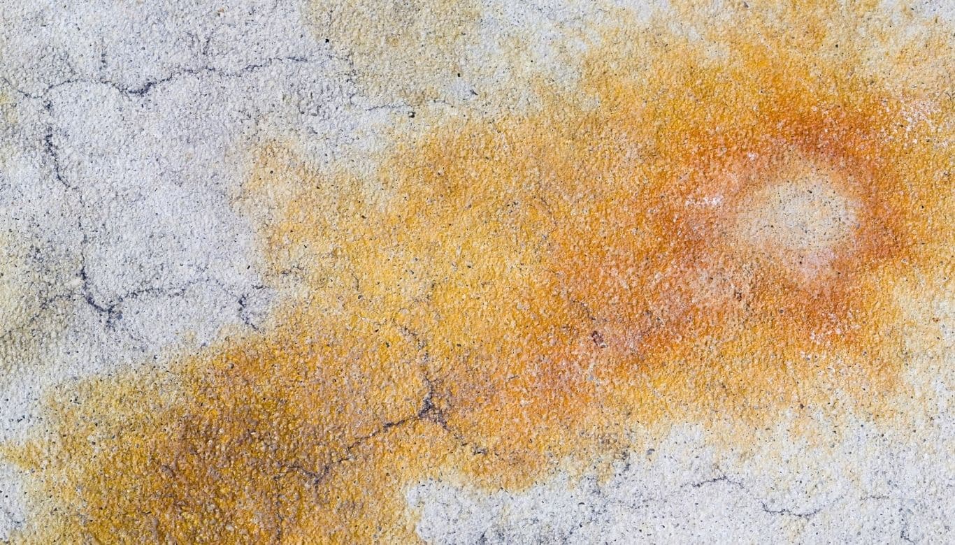 how to clean rust stains from concrete​