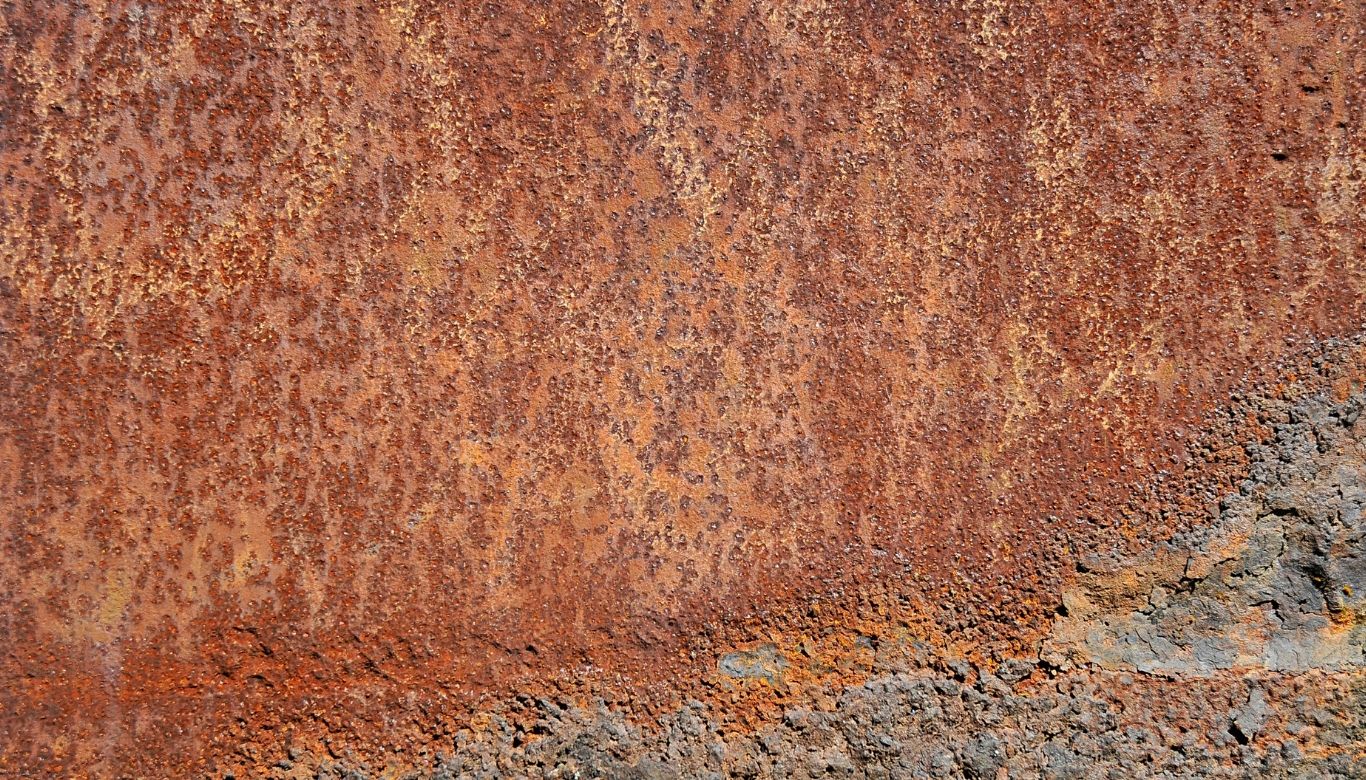 how to clean rust stains from concrete​